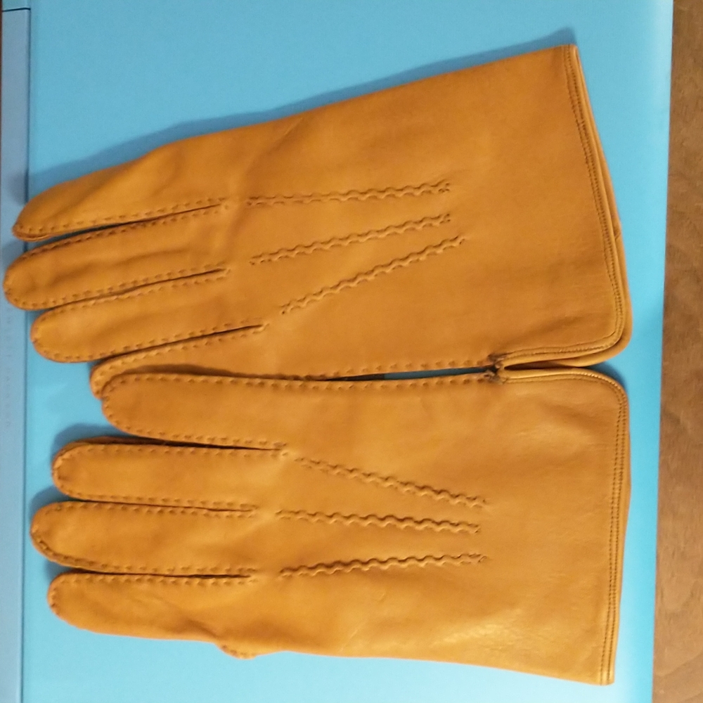 New leather gloves